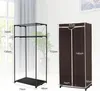 GOPLUS Kleiderschrank Stoff, Stoffschrank mit Produktbild-Vorschau 5