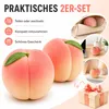 Pfirsich Förmiges Slow-Rebound-Anti-Stress-Spielzeug, Produktbild-Vorschau 2