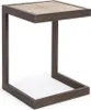 Hocker Blocks 36 x 32 x 47 cm Fichte Stahl Natur Schwarz Produktbild-Vorschau 2