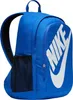 A blue Nike backpack with a large white Nike logo on the front. Voir les images du produit