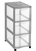 Rotho Tower 3 Schübe 447608F096 Produktbild-Vorschau 1
