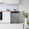 A modern kitchen scene with a dishwasher and sink. Produktbild-Vorschau