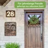 banjado Design Briefkasten Stahl schwarz mit Zeitungsfach Produktbild-Vorschau 4