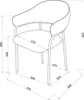Rebecca Mobili Stühle Dorstenia 82,5x57x56,5 Produktbild-Vorschau 7