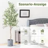 Sztuczne drzewo oliwne z 1296 liśćmi i 72 owocami. Rośliny Podgląd zdjęcia produktu 3