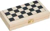 Reisespielset aus Holz mit Backgammon - Schach - Dame Spiel Produktbild-Vorschau 2