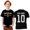 Deutschland Trikot T-Shirt für Fans – Fußball Shirt Herren Produktbild-Vorschau 3
