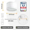SSC-LUXon 4er Set CELI-WX Aufbauspot dimmbar flach für Produktbild-Vorschau 3