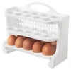 Skladovanie vajec do chladničky - 30 vajec, tri úrovne Náhľad obrázku produktu 1