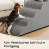 FEANDREA Hundetreppe, 5-stufig-Haustiertreppe, Cord mit Produktbild-Vorschau 5