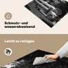 KitchenYeah© Herdabdeckplatte Bus - Retro - Schwarz - Weiß Produktbild-Vorschau 2