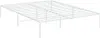 vidaXL Rama łóżka metalowa biała 140x200 cm Podgląd zdjęcia produktu 10