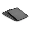 Two grill plates stacked on a white background. Anteprima dell’immagine prodotto
