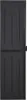 vidaXL Mobile da giardino nero 65x45x172 cm PP rattan Anteprima dell’immagine prodotto 2