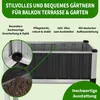 TTL GARDEN Hochbeet Superior M 80x50x80cm Anthrazit-Silber Produktbild-Vorschau 3