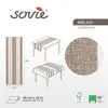 Sovie HORECA Tischläufer York in Kiwi-Braun aus Linclass® Produktbild-Vorschau 3