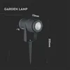 LED V-TAC Apparecchio da giardino pilotato 12W Grigio Anteprima dell’immagine prodotto 8