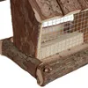 Relaxdays Vogelfutterhaus Holz, zum Aufhängen, HBT: 17 x 15 Produktbild-Vorschau 8