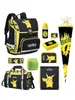 Gelber Pokemon Schulranzen mit Pikachu - Set 10-teilig mit Produktbild-Vorschau 1