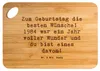 Mr. & Mrs. Panda Schneidebrett Spruch 1984 Geburtstag - Produktbild-Vorschau 1