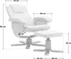 SVITA CHARLES Relaxsessel Hocker Sessel Beige Fernsehsessel Produktbild-Vorschau 7