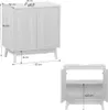 sweeek - Waschbeckenunterschrank - Natur Produktbild-Vorschau 7