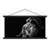 MuchoWow® Textilposter Tiere - Wild - Löwe - Schwarz - Weiß Produktbild-Vorschau 1