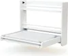 AT4 - Table à langer murale rabattable en bois SORA Blanc | Voir les images du produit 2