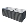 A raised garden bed made of corrugated metal. Podgląd zdjęcia produktu