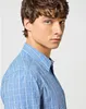 Wrangler Herren -Shirt 1 Punkt Hemd Blau 112357222 Produktbild-Vorschau 10
