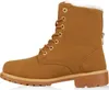 A single brown boot with white lining is shown against a white background. Produktbild-Vorschau