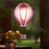 2er Set LED Solarleuchte, Heißluftballon, Feuer Effekt, H Produktbild-Vorschau 4