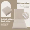 Liegestuhl-Kissen, dreifach faltbare Liegepolster mit Produktbild-Vorschau 3
