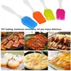 Sada 4 silikónových kefiek, kefa na vyprážanie, kefa na Náhľad obrázku produktu 2