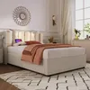 okwish Polsterbett 90x200cm, Einzelbett-Leselampe mit Produktbild-Vorschau 3