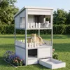 Merax Outdoor-Katzenhaus Mit 2 Etagen, Wetterfeste Produktbild-Vorschau 3