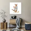 Poster - Poster ohne Rahmen - Känguru Mama Kind - 60x60 cm Produktbild-Vorschau 6