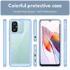 Redmi 12C Hülle, Klar Rückseite Stoßfeste TPU Silikon Produktbild-Vorschau 2