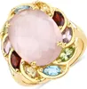 Rafaela Donata Ring Sterling Silber Rosenquarz 70110224 56 Produktbild-Vorschau 1