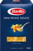 A box of Barilla Mini Penne Rigate pasta. Produktbild-Vorschau