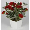 12x Künstliche Rose Topf Kunstpflanze Blumen Produktbild-Vorschau 3