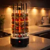 Döner Grill Elektrisch 1000W Edelstahl Vertikal Schaschlik Produktbild-Vorschau 2