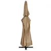 vidaXL Parasol z aluminiowym drążkiem 600 cm Taupe Podgląd zdjęcia produktu 2