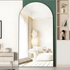 Spiegel voor het hele lichaam, gebogen design, 198x96 cm, Productafbeelding-voorbeeld 4