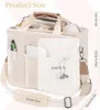 ASKAS Canvas Tote Bag Dámské Multi-Pocket Bag příležitostné Náhled obrázku produktu 5