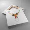 Bild auf Leinwand - Leinwandbild - Deer fantasie Graffiti Produktbild-Vorschau 2