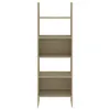A tall, narrow bookshelf with five shelves, shown against a white background. Náhled obrázku produktu