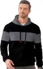 Herren Hoodie Langarm Casual Warm Sportlich Schwarz XXL Produktbild-Vorschau 2