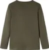 Kinder-Langarmshirt Khaki Gr. 128 aus 100 % Baumwolle mit Produktbild-Vorschau 2
