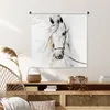 MuchoWow® Wandteppich Wandbehang Pferd - Aquarell - Tiere - Produktbild-Vorschau 6